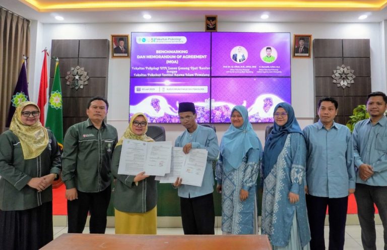 Perkuat Kolaborasi Akademik, Fakultas Psikologi INSIP Lakukan Brechmarking Ke UIN Sunan Gunung Djati Bandung